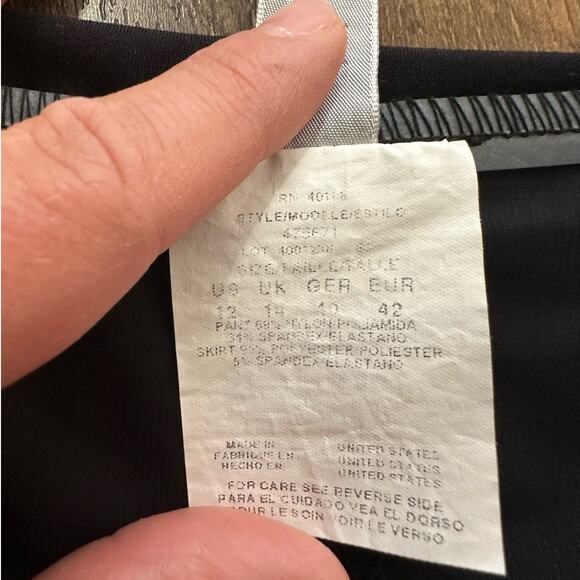 Magicsuit Tennis Skirt Swim Bottom Size 12 - Picture 5 of 8